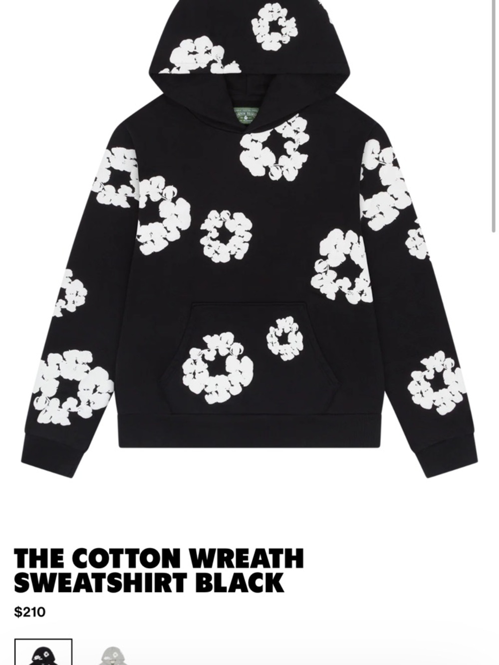 Denim Tears - The Cotton Wreath Sweatshirt (AUTHENTIC)